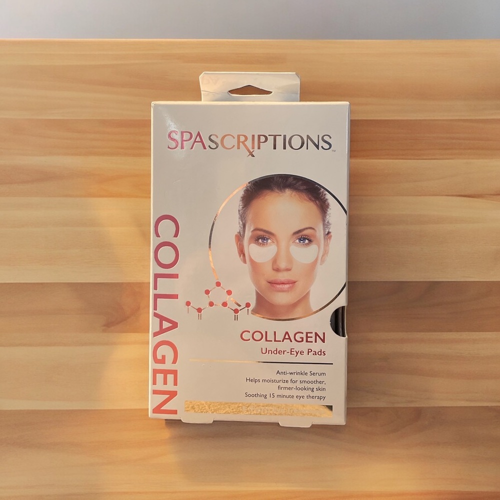 SpaScriptions Collagen Under Eye Pads ~ 5 Pairs ~ New Sealed